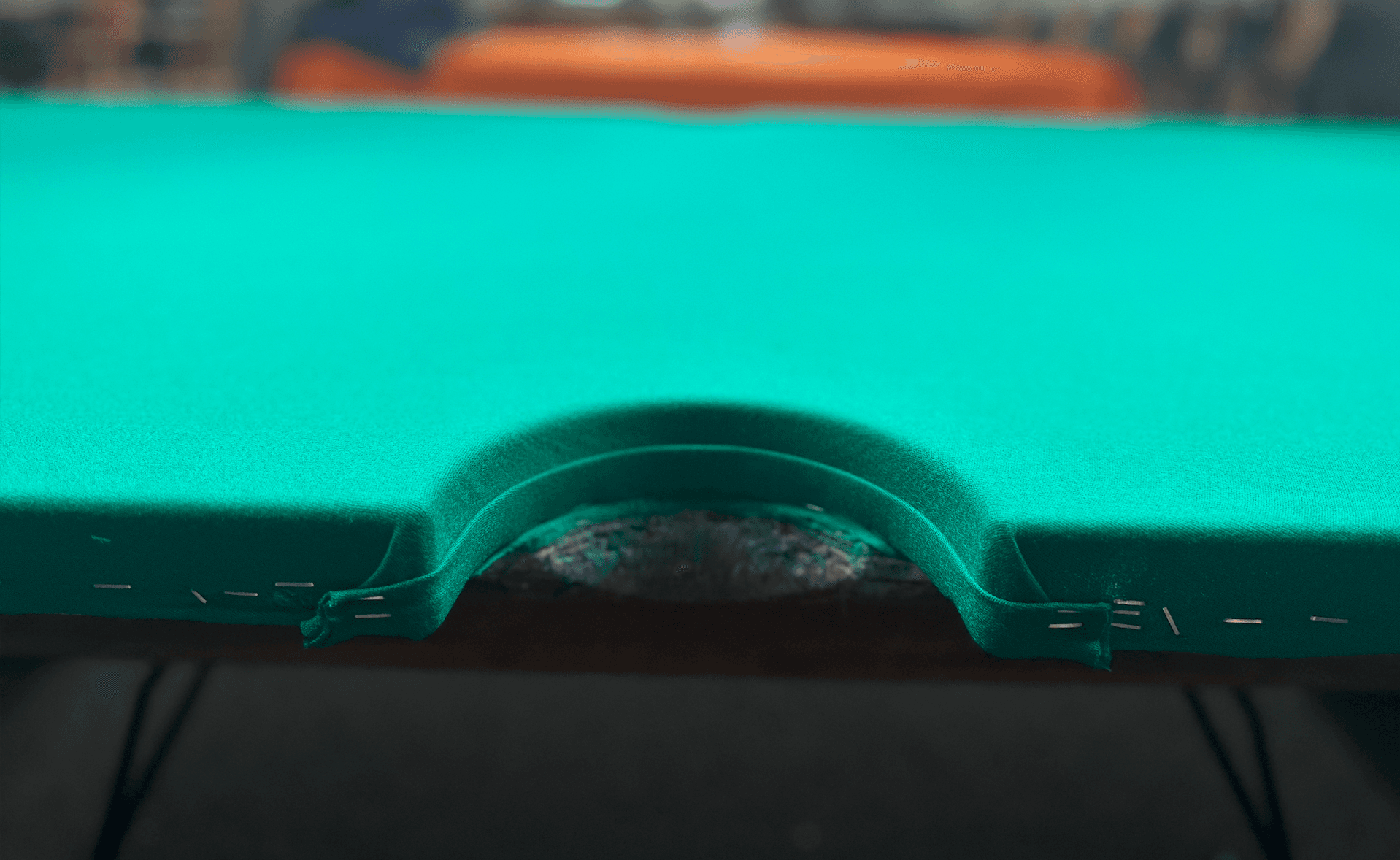 Professional pool table work with clean finish